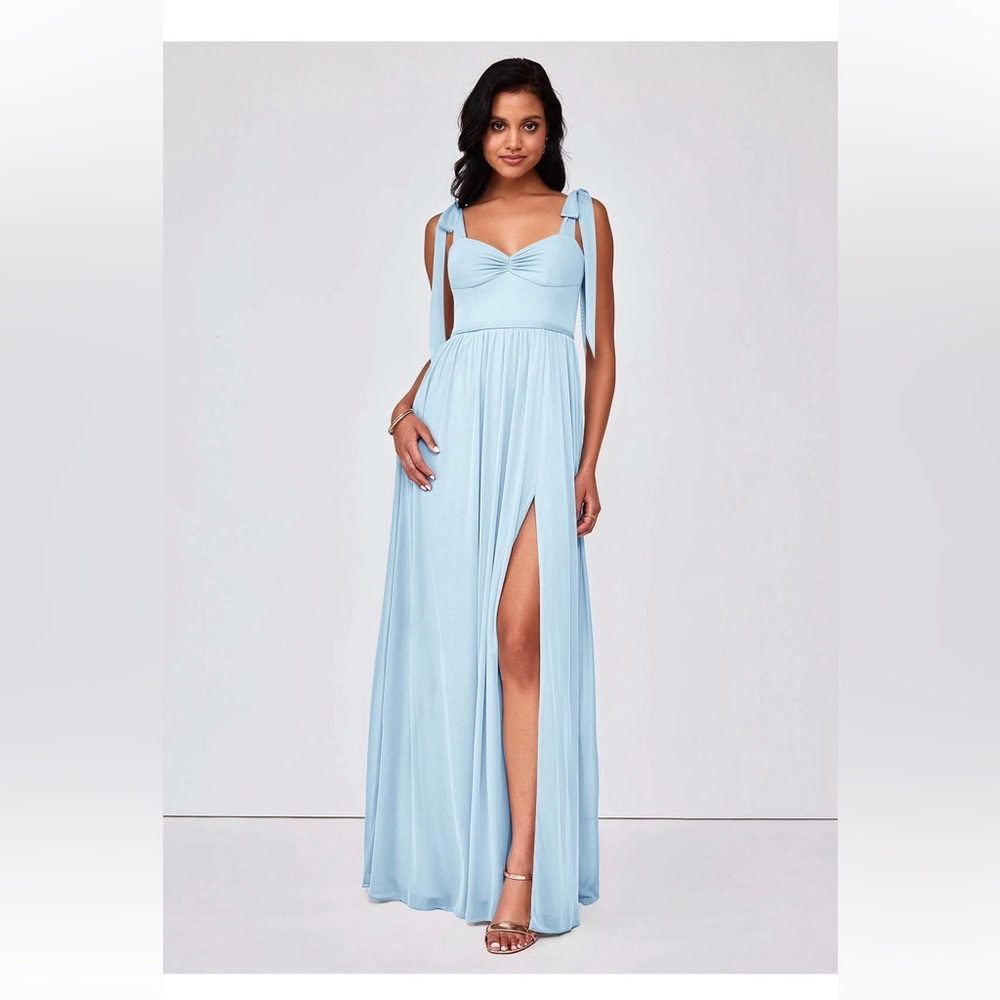 Azazie Women’s Bridesmaid Dress Sky Blue